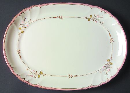 Monticello 14" Oval Serving Platter by Mikasa