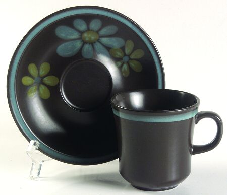 Monza Flat Cup & Saucer Set