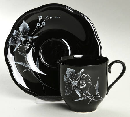 Moonlight Flat Cup & Saucer Set by Mikasa