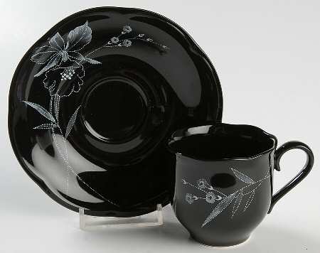 Moonlight Flat Demitasse Cup & Saucer Set