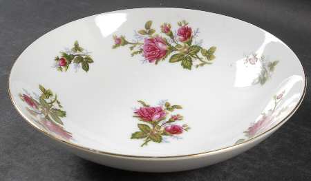 Moss Rose 8" Round Vegetable Bowl
