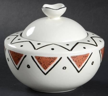 Mozambique Sugar Bowl & Lid