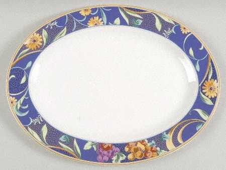 Mystical Garden 14" Oval Serving Platter