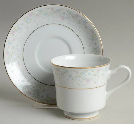 My Love Footed Cup & Saucer Set