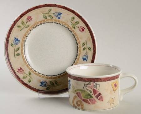 Mystic Melody Flat Cup & Saucer Set