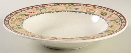 Mystic Melody Large Rim Soup Bowl