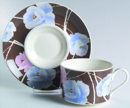 Mystique Flat Cup & Saucer Set