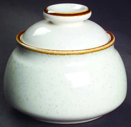 Natural Beauty Sugar Bowl & Lid