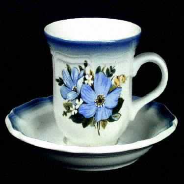 Nature's Best Flat Cup & Saucer Set