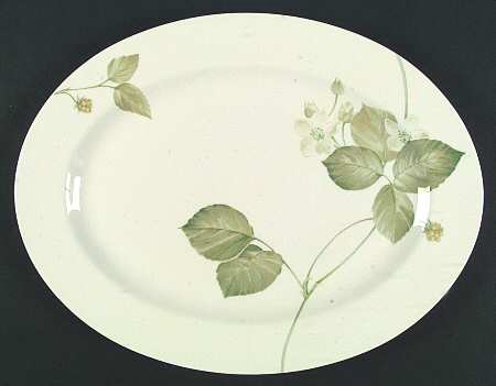 Natural Beauty 14" Oval Serving Platter