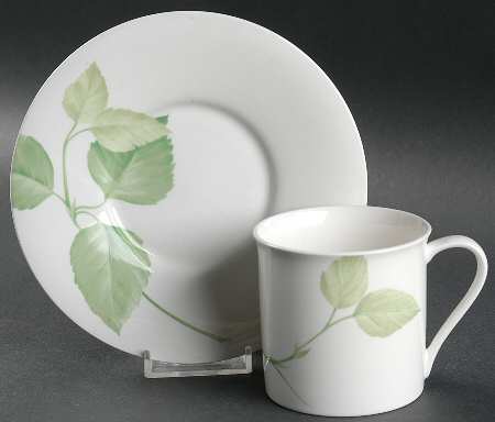 Natural Beauty Flat Cup & Saucer Set
