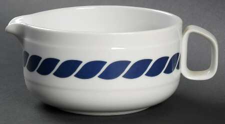 Nautilus Blue Gravy Boat