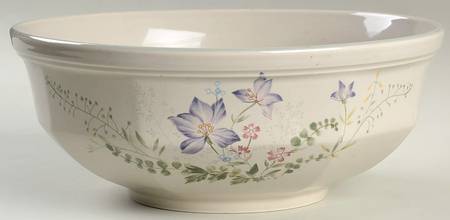 Natural Charms 8" Round Vegetable Bowl