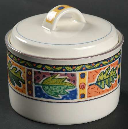 Nature's Canvas Sugar Bowl & Lid
