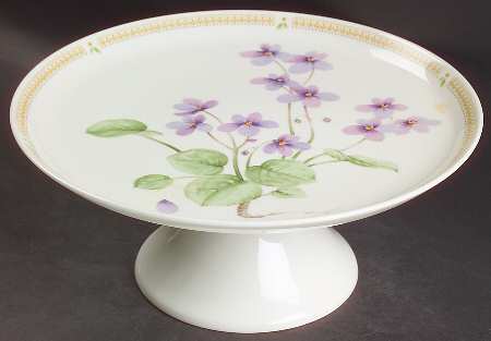 Nature's Garden 10" Diameter Pedestal Cake Stand