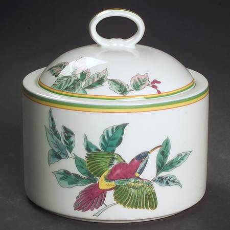 Nature's Harmony (Bird & Flowers) Sugar Bowl & Lid