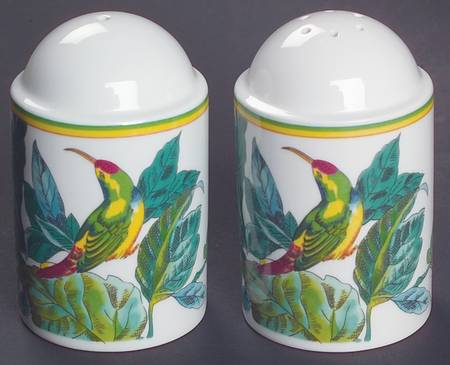 Nature's Harmony (Bird & Flowers) Salt & Pepper Set
