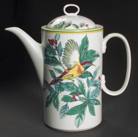 Nature's Harmony (Bird & Flowers) Coffee Pot & Lid