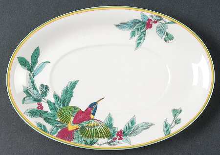 Nature's Harmony (Bird & Flowers) Butter Tray