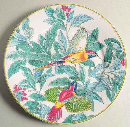 Nature's Harmony (Bird & Flowers) 12" Chop Plate (Round Platter)