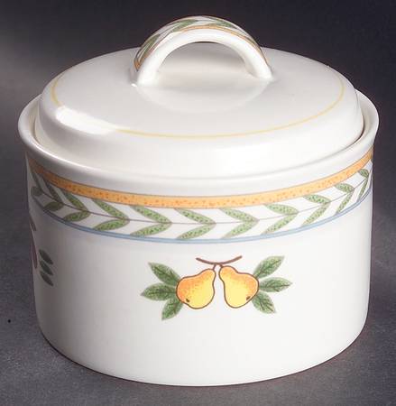 Nature's Harvest Sugar Bowl & Lid