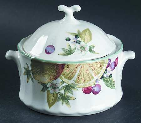 Nature's Image Sugar Bowl & Lid