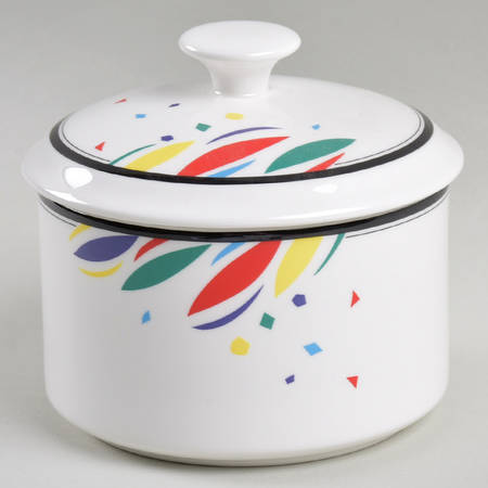Nature's Palette Sugar Bowl & Lid