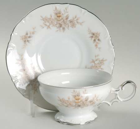 Natalie Brown Footed Cup & Saucer Set