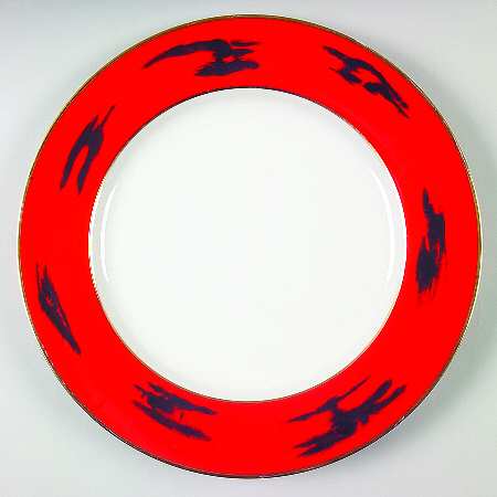 Negora Red 12" Chop Plate (Round Platter)
