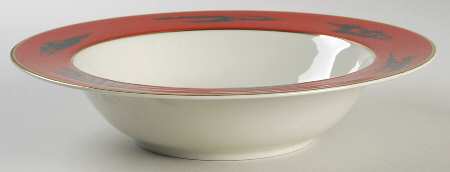 Negora Red 10" Round Vegetable Bowl