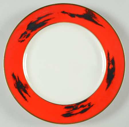 Negora Red Salad Plate