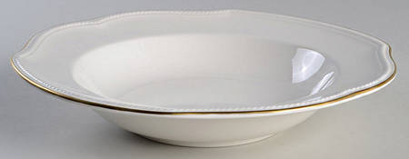 Newport Gold Large Rim Soup Bowl