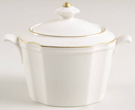 Newport Gold Sugar Bowl & Lid