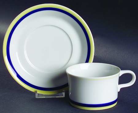 Neptune Flat Cup & Saucer Set by Mikasa