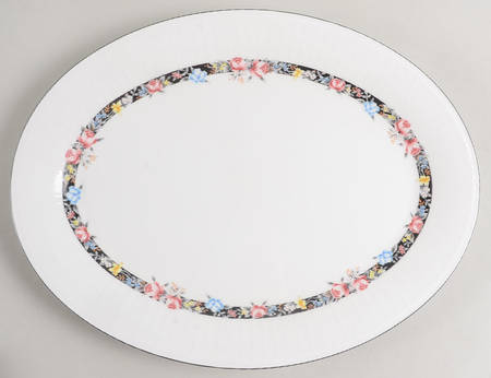 Nichole 14" Oval Serving Platter by Mikasa