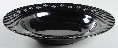 Nightshades Large Rim Soup Bowl