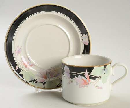 Night Magic Flat Cup & Saucer Set