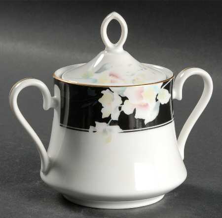 Night Orchid Sugar Bowl & Lid