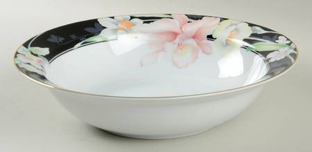 Night Orchid 9" Round Vegetable Bowl