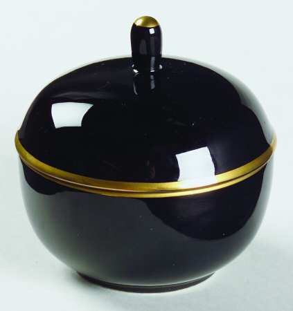 Noir Gold Sugar Bowl & Lid