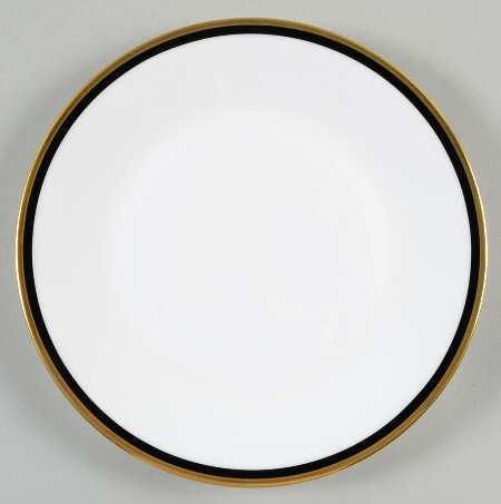 Noir Gold Salad Plate