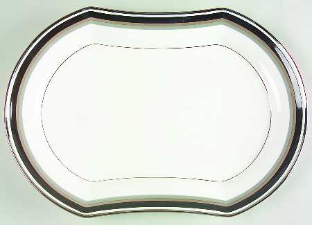 Noir 14" Oval Serving Platter