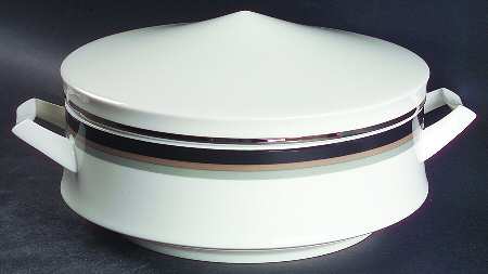 Noir Round Covered Vegetable