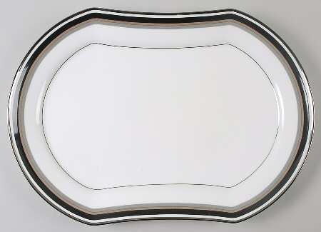 Noir 16" Oval Serving Platter
