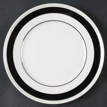 Noir Salad Plate