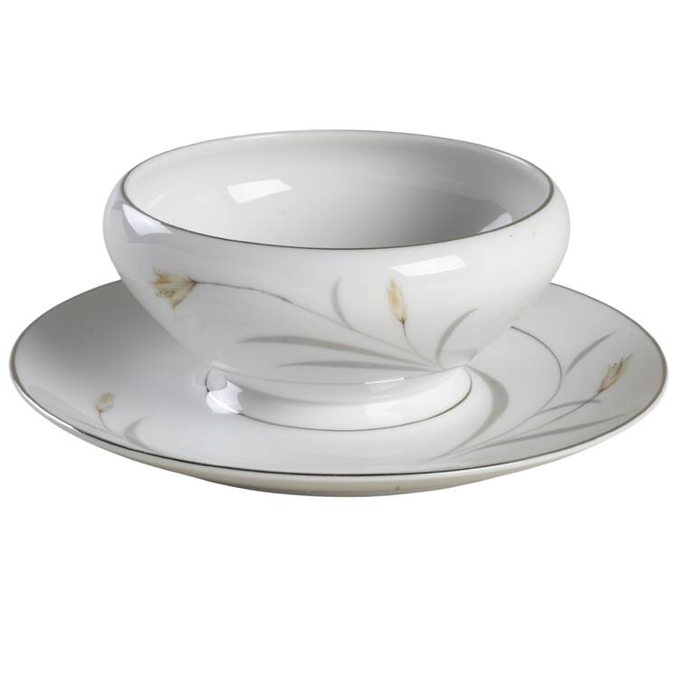 Nona Gravy Boat with Attached Underplate