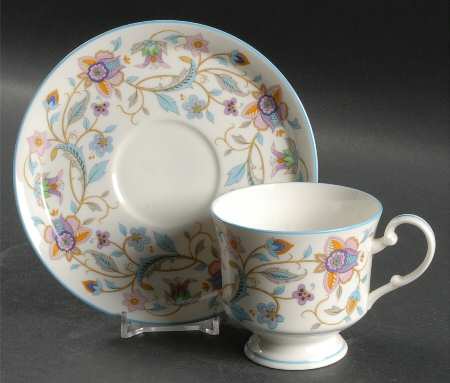 Nosegay Footed Cup & Saucer Set