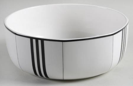 Octet Black 8" Round Vegetable Bowl