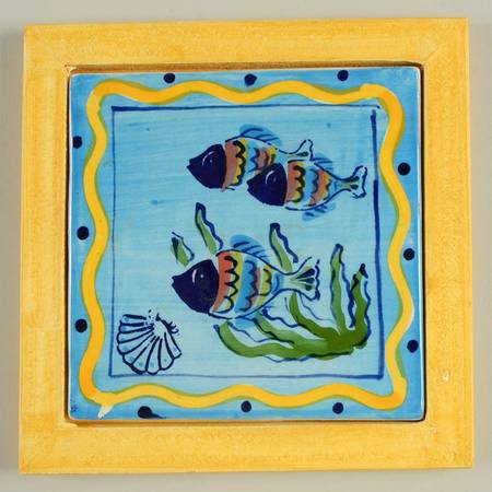 Ocean Collage Trivet