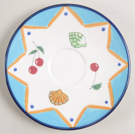 Ocean Collage Saucer